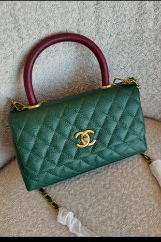 شنطة صغيرة اخضر /عنابي 16816