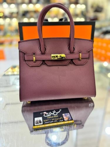 شنطة حجم وسط عنابي 6906