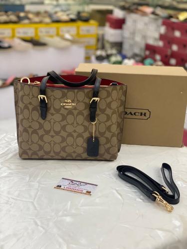 شنطة وسط بيج /اسود 16933