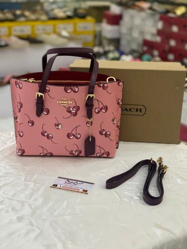 شنطة وسط وردي 16934