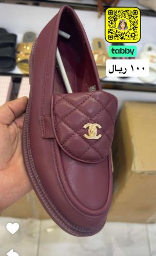 شوز عنابي 6937