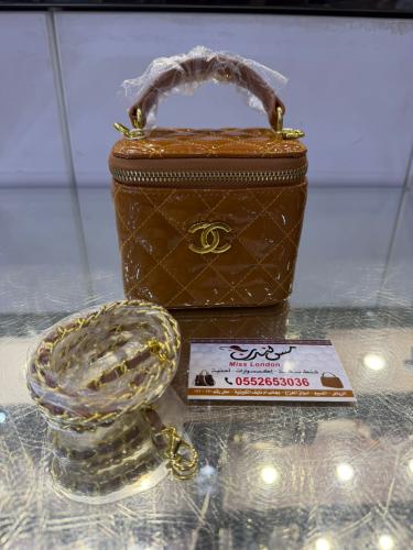 شنطة ميني بني لامع 16857