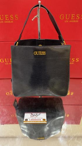 شنطة  وسط اسود مجعد  8020