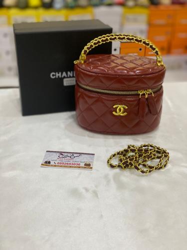 شنطة وسط عنابي 8083