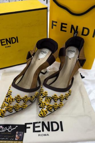 كعب ابيض/اصفر 16787