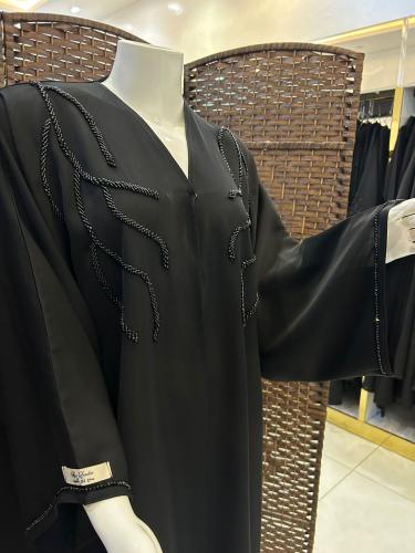 عباية قماش كويتي موديل 6945