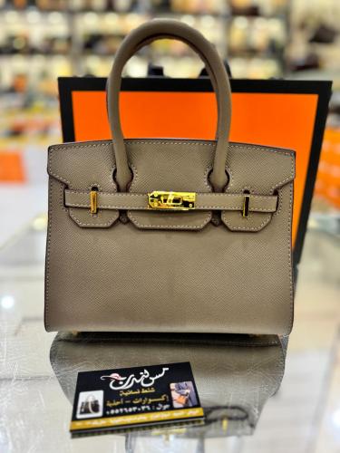 شنطة حجم وسط كاكي 6905