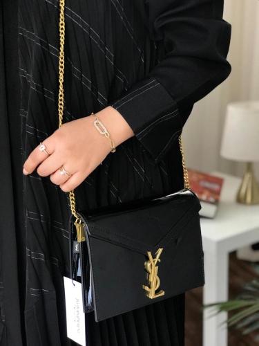 شنطة صغيرة اسود مطفي 7073