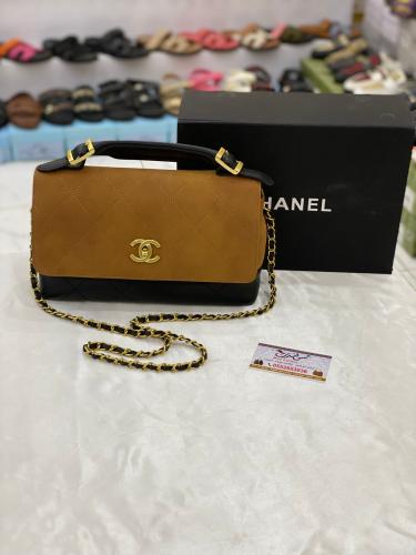 شنطة وسط مخمل جلد جملي 170105