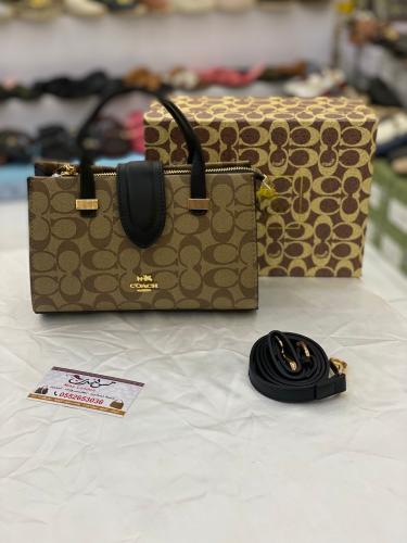 شنطة وسط اسود/بيج 170262