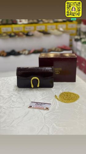 شنطة صغيرة بني غامق 16925