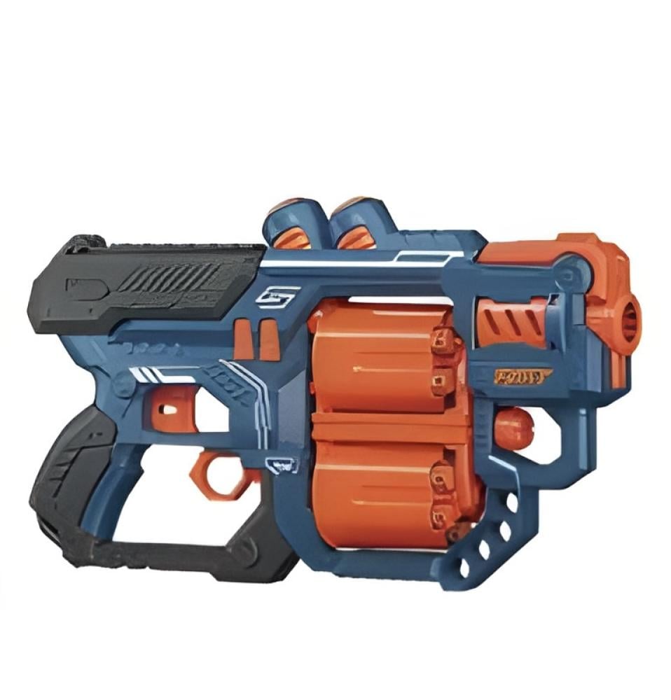 Kids Soft Bullet Toy Gun with 18 Foam Darts and 2 Cartridges - لعبة مسدس بطلقات إسفنجية للأطفال مع 18 سهم فوم وخزنتين