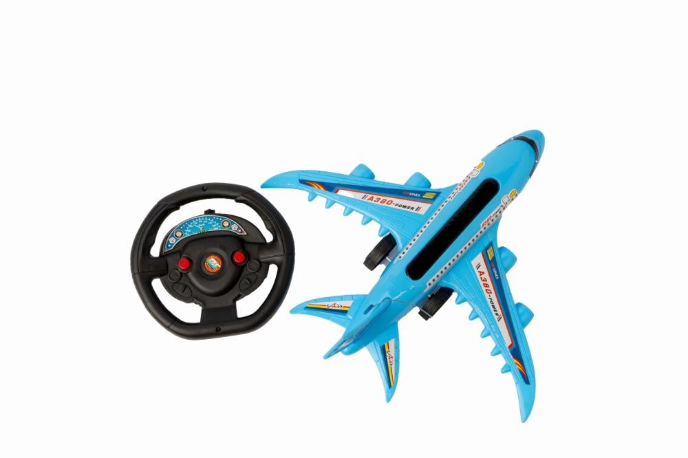 A380 Remote Control Airplane Toy with Realistic Driving Experience - لعبة طائرة A380 بجهاز تحكم عن بعد - تجربة قيادة واقعية