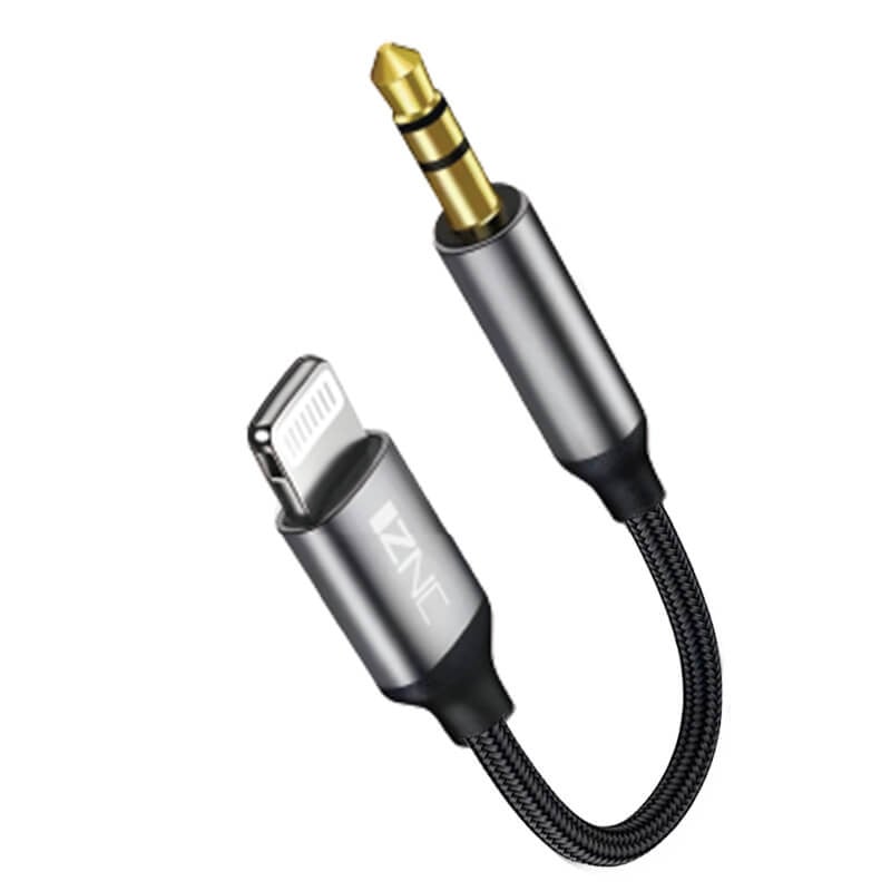 iPhone AUX Cable - Premium Audio Jack Adapter - كابل AUX عالي الجودة - محول منفذ صوت لأجهزة iPhone