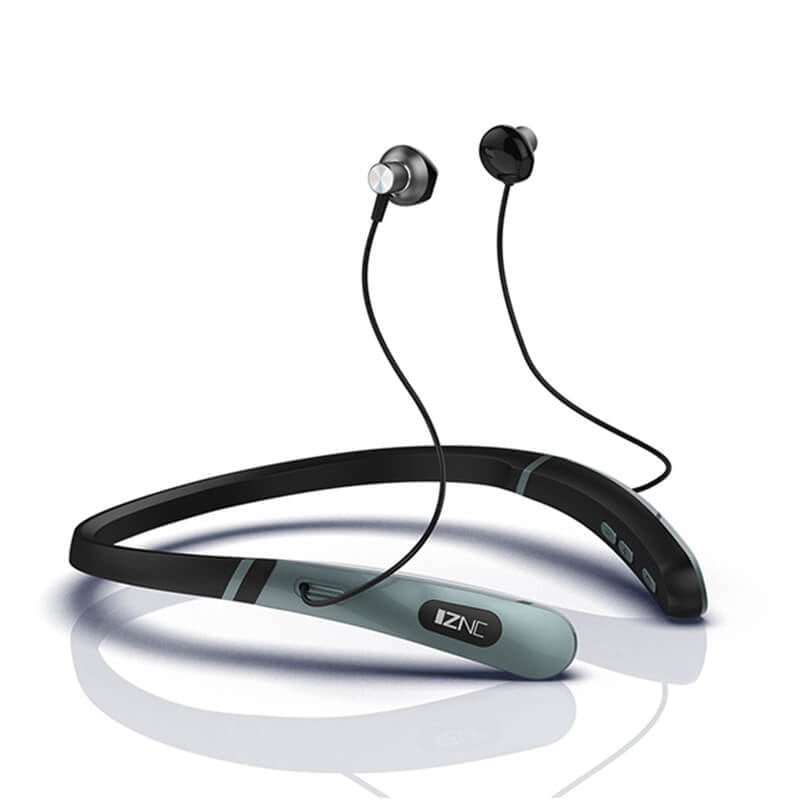 IZNC Bluetooth Neckband Headphones - سماعة بلوتوث رياضية حول الرقبة من إزنك