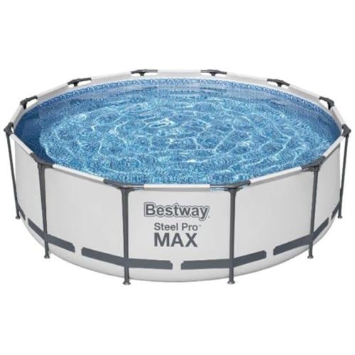 مسبح Bestway Steel Pro MAX دائري 366x76 سم مع فلتر...