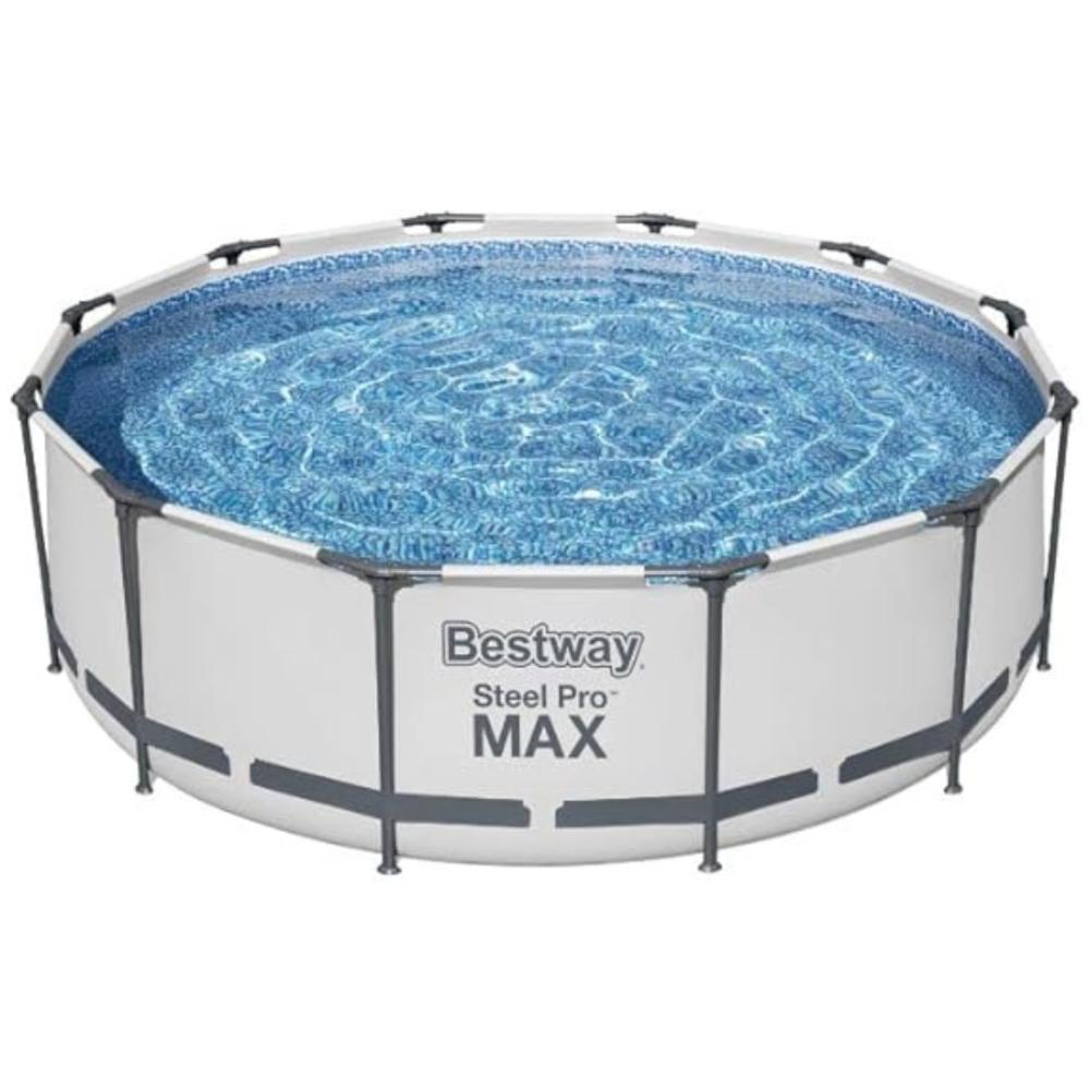 Bestway Steel Pro MAX Round Pool 366x76 cm - 9150L Capacity - مسبح بيست واي ستيل برو ماكس دائري - سعة 9150 لتر
