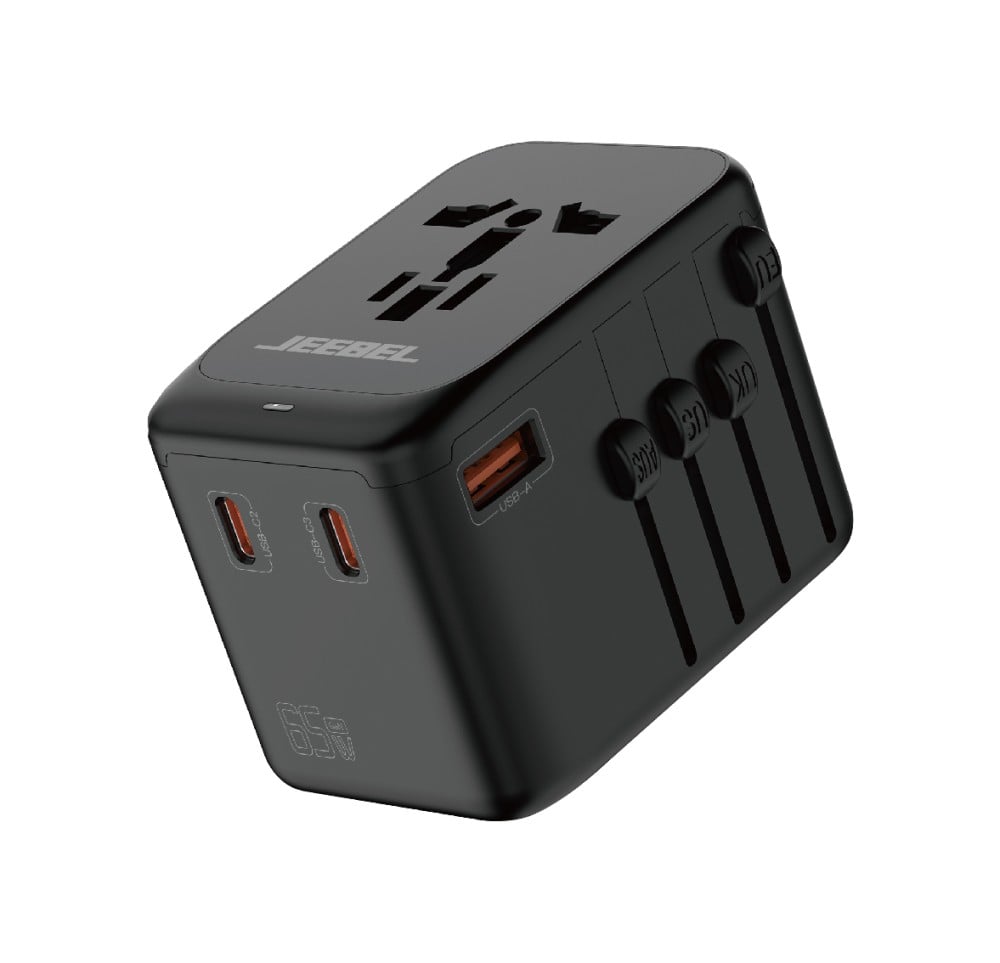 شاحن جداري عالمي - 3 منافذ تايب سي ومنفذ يو اس بي - Universal Wall Charger - 3 Type-C Ports & USB Port