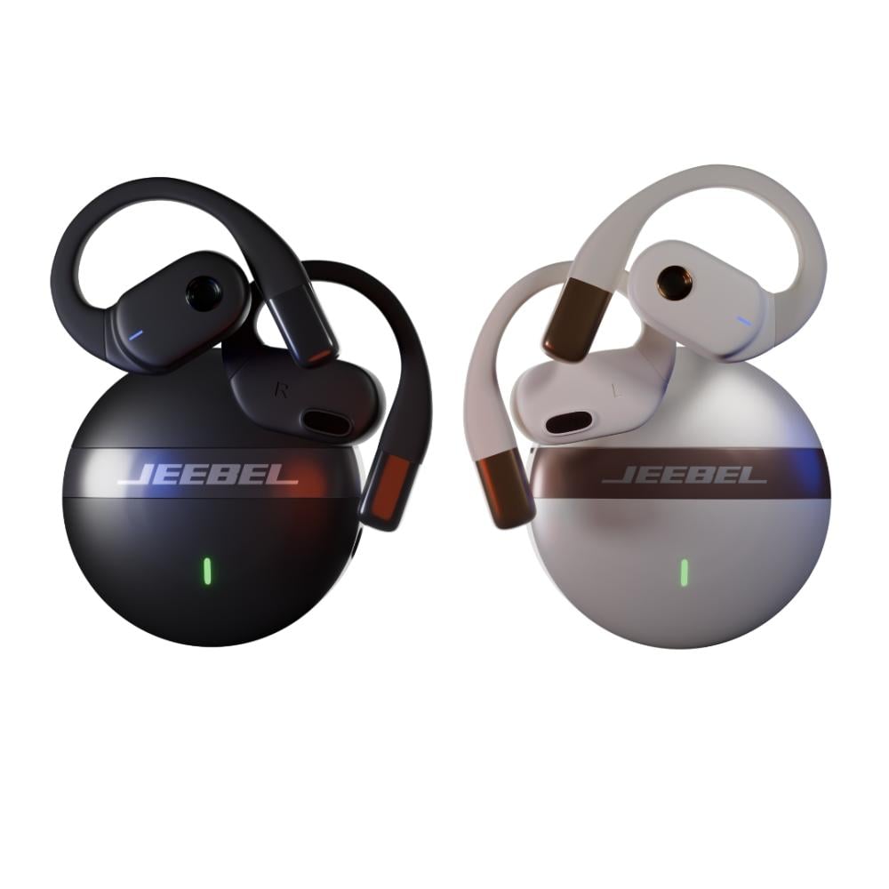 JEEBEL B357 OWS Open-Ear Wireless Stereo Earphones - Bluetooth 5.3 Sweat-Resistant Headphones - سماعة أذن جيبيل B357 ستريو لاسلكية مفتوحة الأذن - سماعة بلوتوث 5.3 مقاومة للتعرق