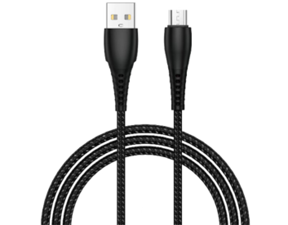 Nylon Braided Micro USB Cable - كابل مايكرو USB مضفر من النايلون