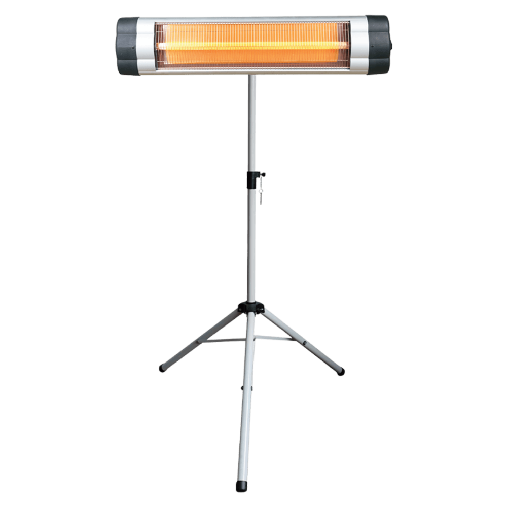 مدفأه كهربائية عمودية بقوة 2000 واط – تدفئة فورية بتقنية الكوارتز القوية وتصميم ثلاثي القاعدة للاستقرار – تغطي مساحة تصل إلى 35 متر مربع , ونظام إيقاف تلقائي عند السقوط أو الميلان