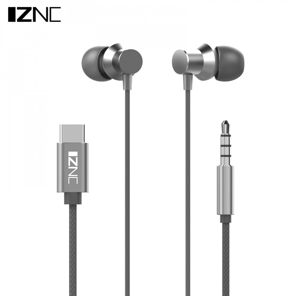 IZNC Type-C Hi-Res Wired Earphones - سماعات أذن سلكية عالية الدقة من إزنك بتقنية تايب سي
