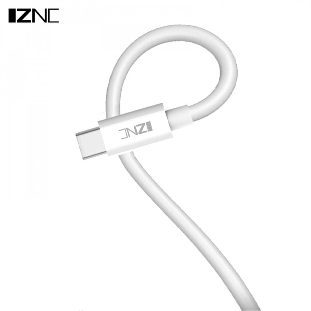 IZNC Type-C Fast Charging Cable 1.2M - كابل ايزنك للشحن السريع تايب سي 1.2 متر