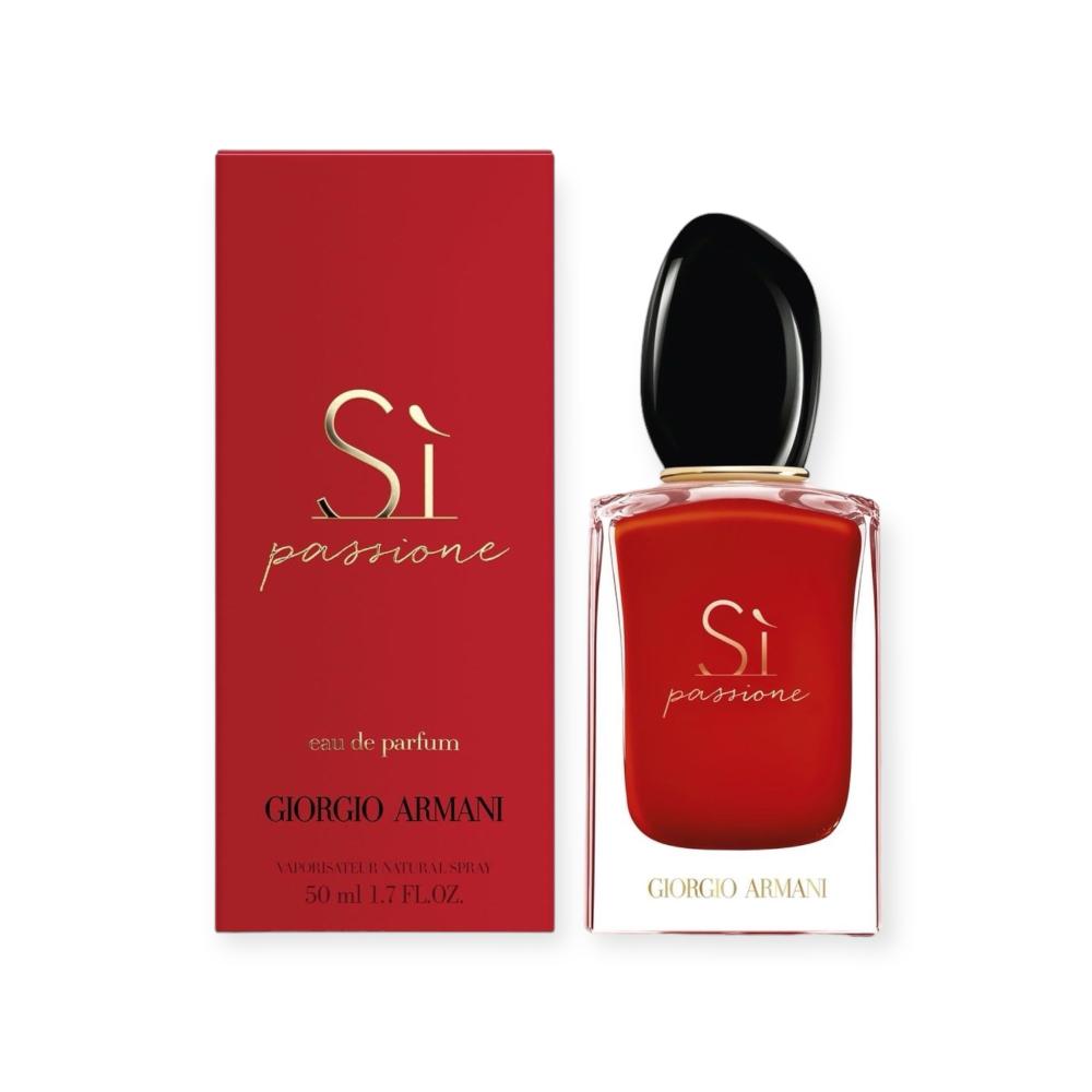 Armani SI Passion Eau de Parfum Red 50ml qamar perfume