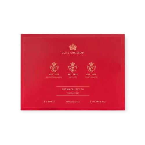 Clive Christian Crown Travel Collection Perfumes 3 x 10 ml - qamar