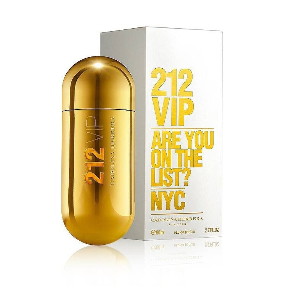Carolina Herrera 212 VIP Gold for Women Eau de Parfum 80ml qamar