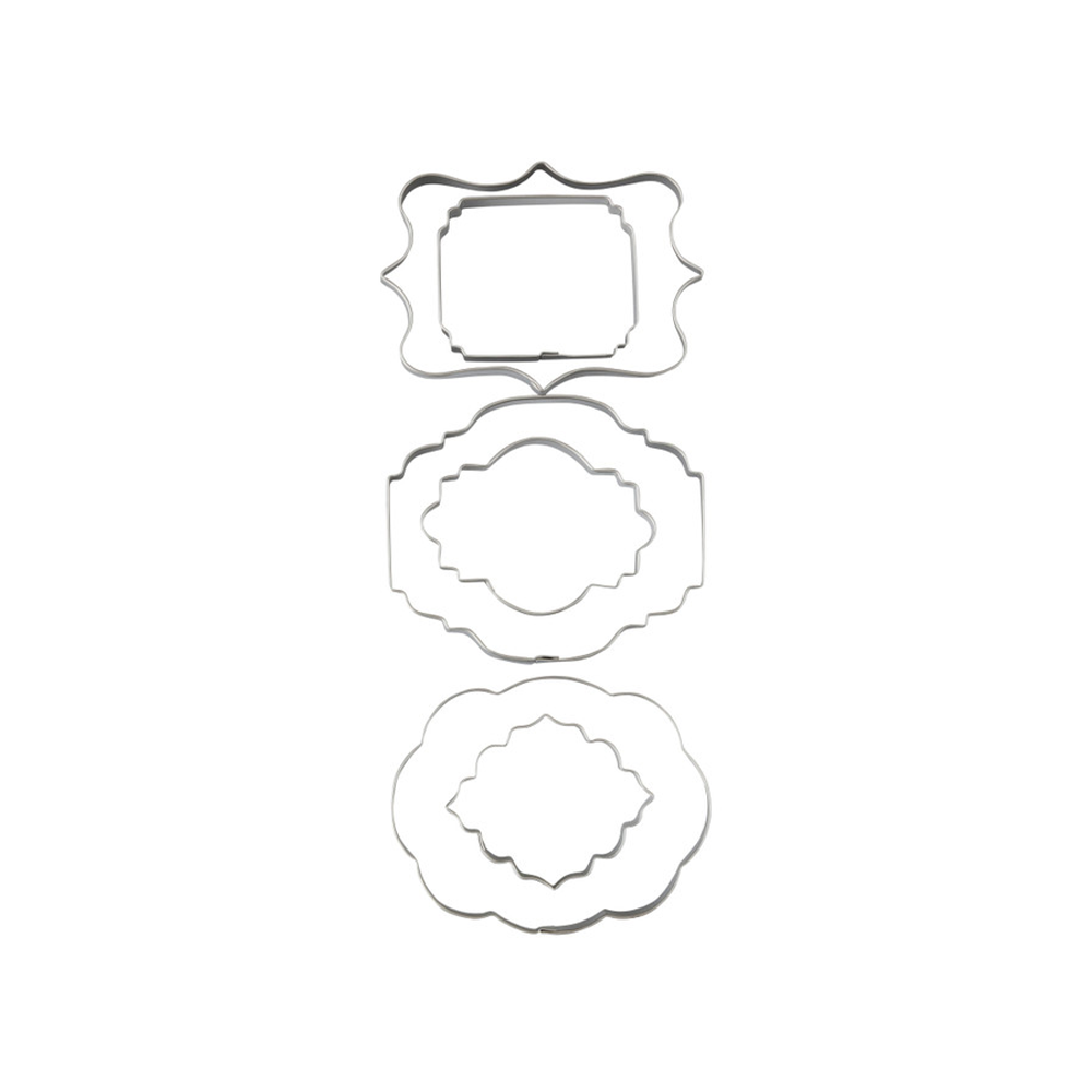 طقم تزيين عجينة السكر  Plaque Fondant Cut-Outs