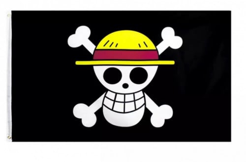 علم طاقم قبعة القش لوفي | One Piece Flag