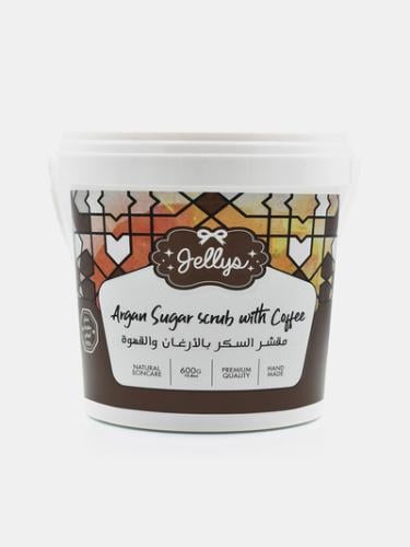 جيليز مقشر السكر بالأرغان والقهوة _ 600 جرام.  JELLYS
