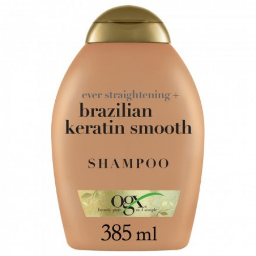 شامبو نعومة الكيراتين البرازيلي من أو جي إكس _  385 مل OGX