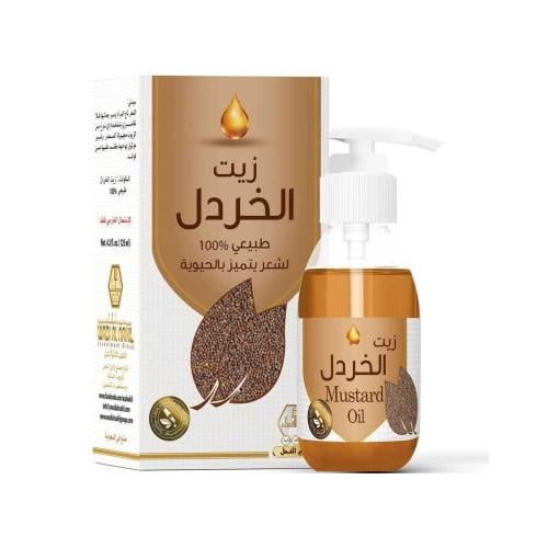 زيت شعر وادى النحل زيت الخردل  _ 125 مل.  Wadi Alnahl