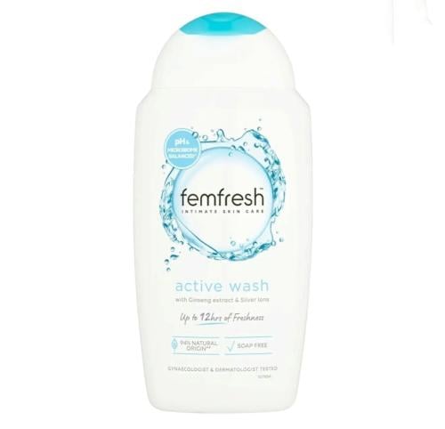 غسول اكتف منعش للمناطق الحميمة بالعناية القصوى من فيم فريش - 250مل Femfresh