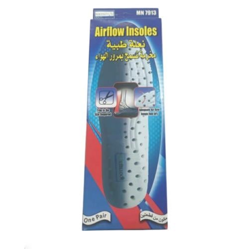 footrite فوترايت نعال داخلية تسمح بمرور الهواء مقاس L