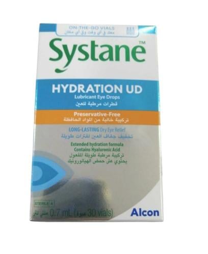 سيستان قطرات تشحيم للعين فائقة الترطيب (30 × 0.7 مل).  Systane