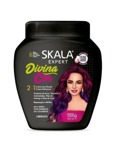 كريم ديفينا كور للشعر التالف 2×1 من سكالا  _ 1000 جرام.  SKALA