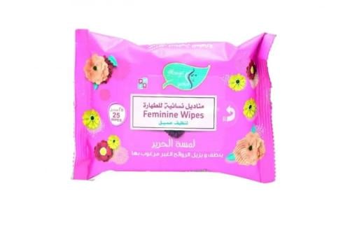 مناديل نسائية للطهارة لمسة الحرير من العرايس - 25 منديل. Al Arays