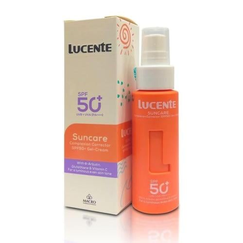 مصحح بشرة لوسينتي سنكير بعامل حماية من الشمس 50+ من ماكرو  مخصص للبشرة المصطبغة، بخاخ هواء مضغوط _ 50 مل   Lucente