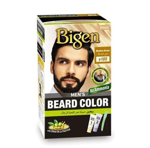صبغة شعر للرجال سريع من بيجين - بني متوسط 105 80  جرام Bigen