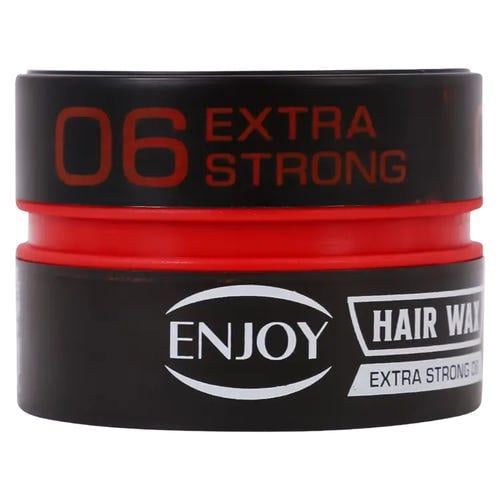 إنجوي شمع الشعر 06 أحمر  قوي للغاية _ 150 مل   Enjoy