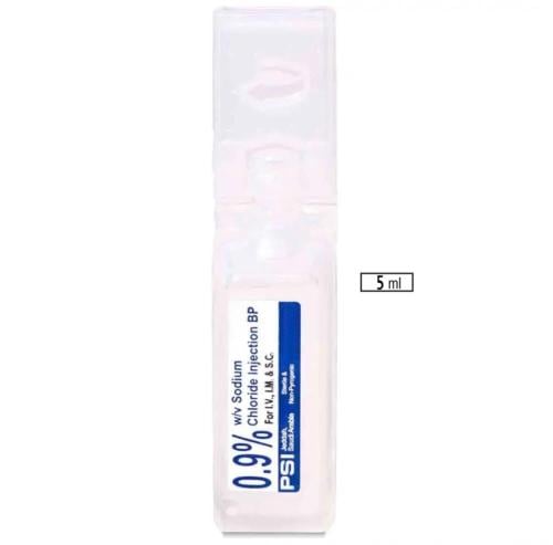 نورمال سالاين. صوديوم – كلوريد 0.9% _    5 مل /  1 أمبولة