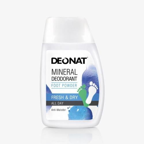 بودرة قدم لازالة رائحة القدم _ 50 جرام ديونات Deonat Natural Mineral Deodorant Powder