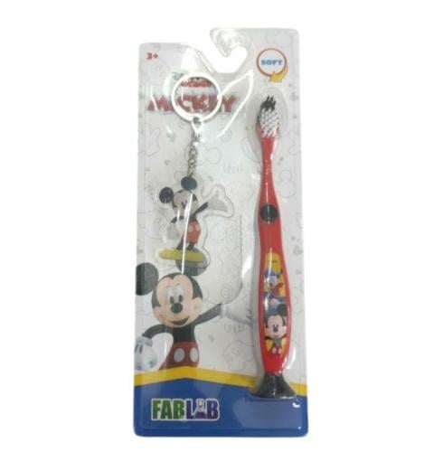 Fablab  فابلاب فرشاة أسنان للأطفال ميكي ماوس مع هدية