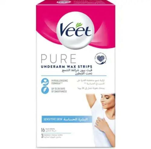 فيت بيور سي دبليو إس للبشرة الحساسة تحت الإبط 16 قطعة  Veet