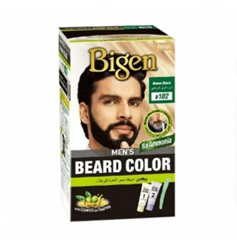 صبغ اللحية للرجال باللون الأسود المائل للبني  102  من بيجين - 40  جرام Bigen