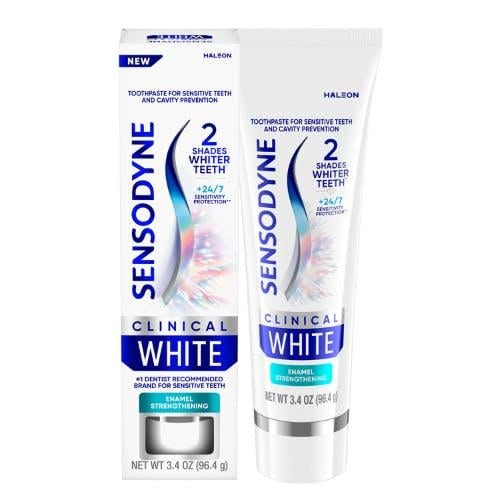 معجون أسنان سنسوداين كلينيكال وايت لتقوية المينا _ 96.4 جرام   Sensodyne