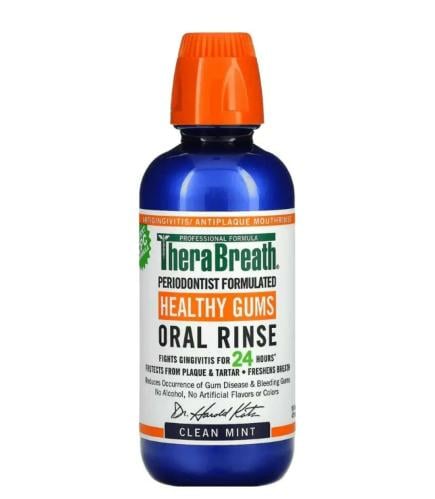 ثيرابريذ غسول للفم بنكهة النعناع لحماية اللثة _  500 مل  Therabreath